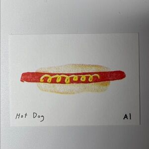 Anastasia INCIARDI Hot Dog MINI PRINT